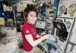 Samantha Cristoforetti in the ISS